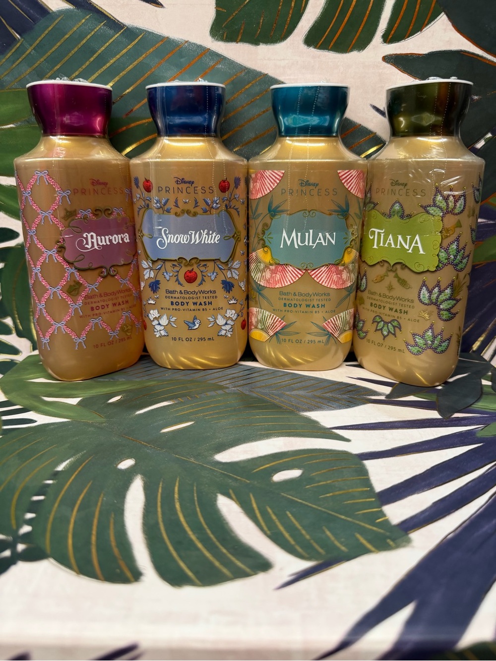 Bath & Body Works Disney Princess 2026 Body Wash Set of 4 LE NWT Sealed - Picture 2 of 7